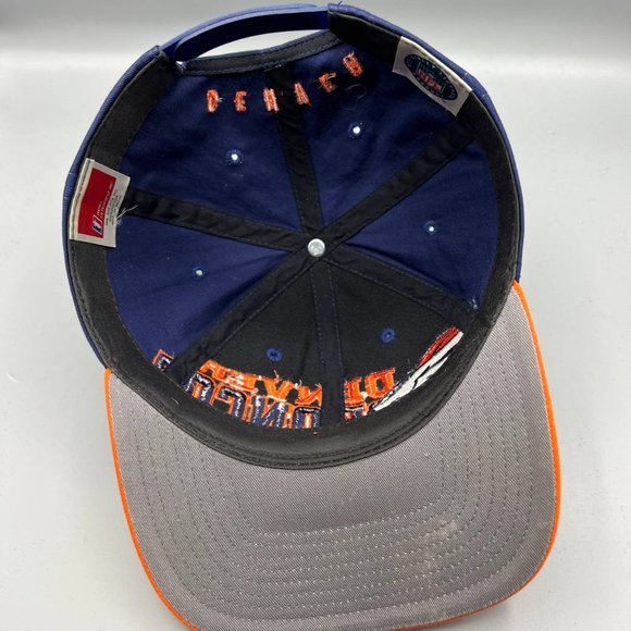 Vintage Denver Broncos NFL Hat Twins Enterprise Snap back Cap Orange Men Cotton - Picture 5 of 8